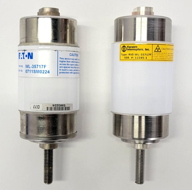 Vacuum Interrupters Introduces the RVI-WL-35717F Replacement Vacuum Interrupter